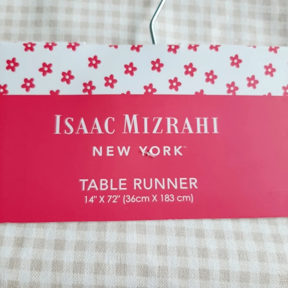 NWT ISAAC MIZRAHI EASTER TABLE RUNNER